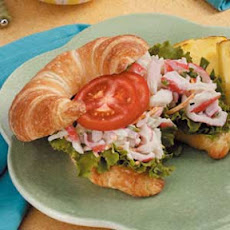 Crab Salad on Croissants Recipe