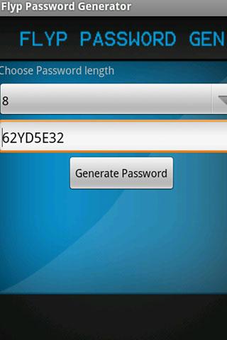Flyp Password Generator