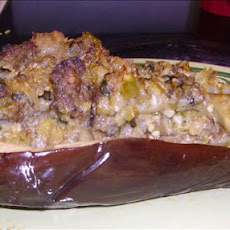 Creole Stuffed Eggplant (Aubergine)