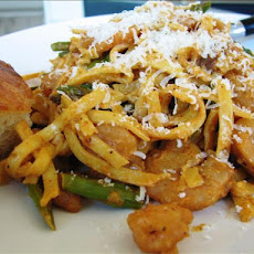 Spicy Creamy Pasta With Shrimp