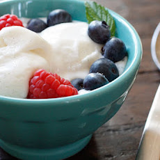 Low Fat Vanilla Bean Frozen Yogurt