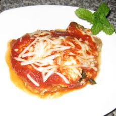 Baked Three Cheese Eggplant