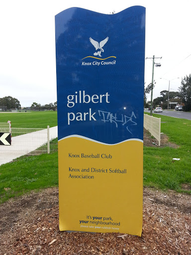 Gilbert Park Sign