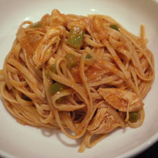 Spaghetti Con Pollo (Central American Chicken and Spaghetti)