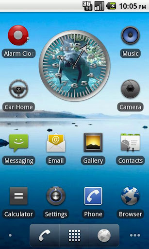 Manatee 3 Analog Clock