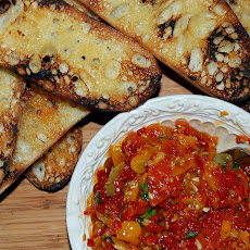 Roasted Double or Triple Tomatoes for Bruschetta