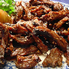 Korean Skirt Steak- by Sookhee Pai of Arcadia, Ca