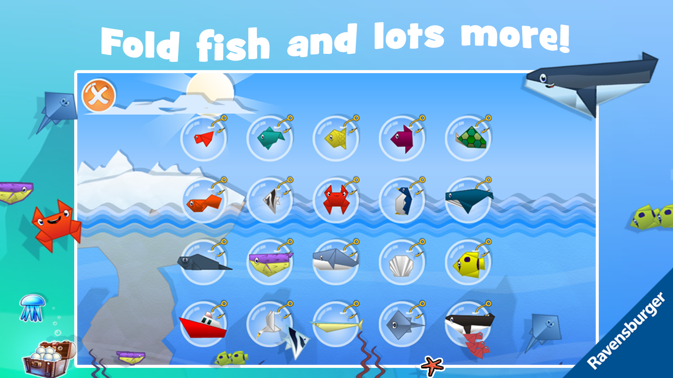 Android application Play-Origami Ocean screenshort