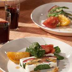 Arugula, Tomato, and Goat-Cheese Terrine