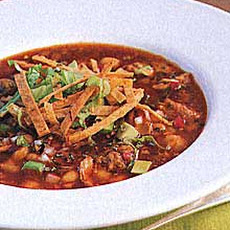 Pork and Hominy Stew with Red Chiles (Pozole Rojo)