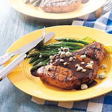 Mustard-Molasses Pork Chops