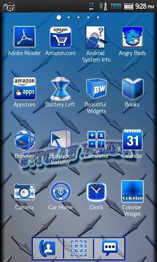 【免費個人化App】ADW theme StyGian Blue-APP點子