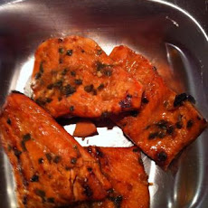 Grilled Orange and Bourbon Salmon