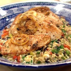 Greek Chicken and Orzo