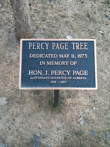 Percy Page Tree Plaque