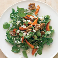 Watercress Salad with Roasted Sweet Potatoes
