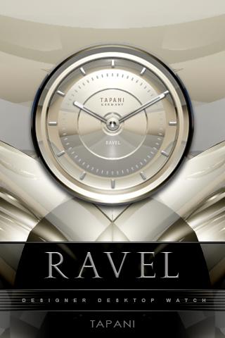 Android application RAVEL Designer Clock Widget screenshort