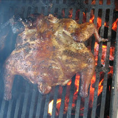 Grilled Butterflied Chicken With Spanish Olives