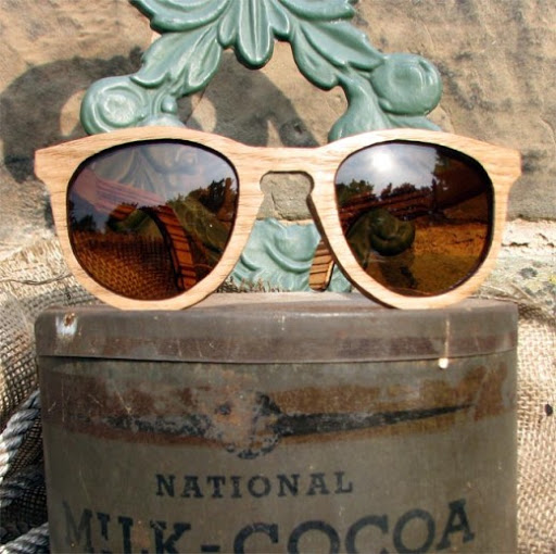 Moat House Eyewear wooden sunglasses made in England Blickers