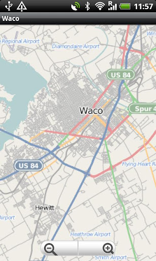 Waco Street Map