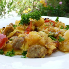 Rise and Shine Easy Breakfast Frittata-Scramble for One or Two!