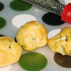 Basil Parmesan Puffs