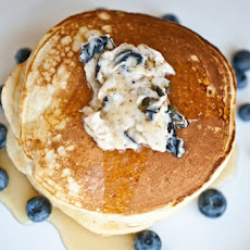 Pancakes With Blueberry Butter