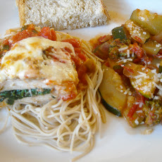 Cheese and Spinach Stuffed Chicken Breast