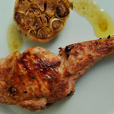 Veal Chops Lombatina with Roasted Garlic