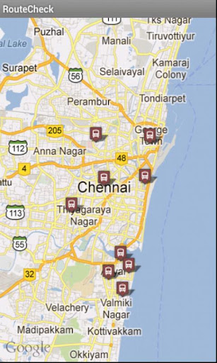Chennai Bus Route Check - MTC