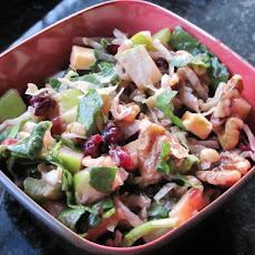 Apple Salad With Cranberry Vinaigrette