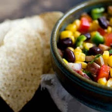 Corn and black bean salsa