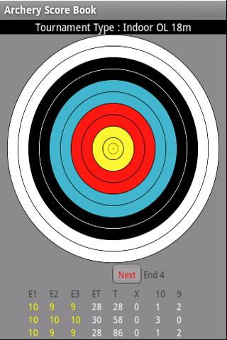 Archery Score Book