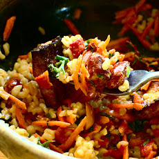 Kung Pao Tofu Rice Salad