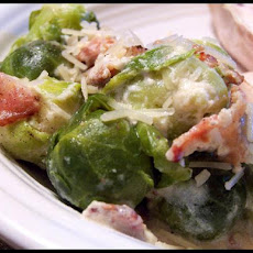 They Will Eat Them... Bacon Parmesan Brussels Sprouts