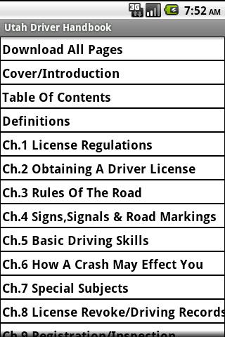 Utah Driver Handbook