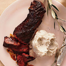 Hanger Steaks with 125th Street Malanga Mash