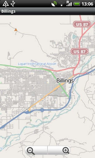 Billings Montana Street Map