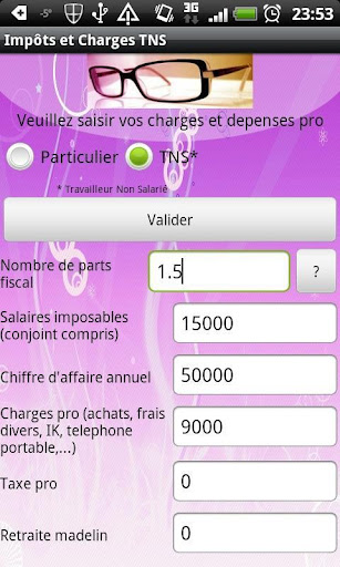 Impot et Charges Lite