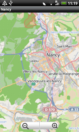 Nancy Street Map