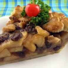 Rum Raisin Apple Pie