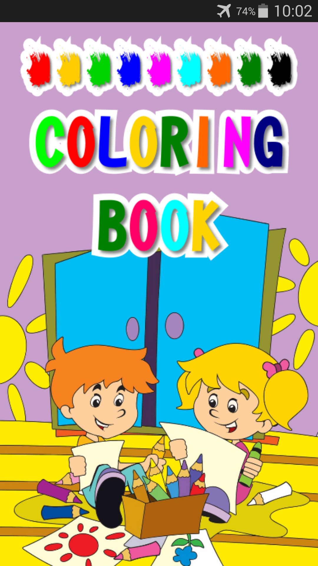 Android application Children Coloring Book screenshort