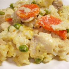 Ez Creamy Chicken & Rice With Vegetables