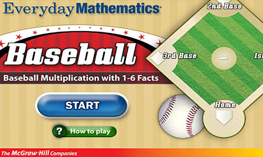 Everyday Math BaseballMult1-6