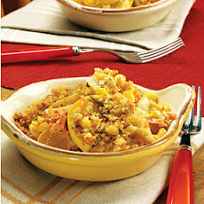 Squash and Cornbread Casserole