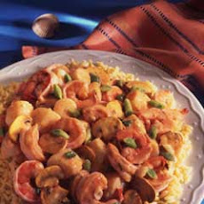 Seafood In Creamy Garlic Sauce