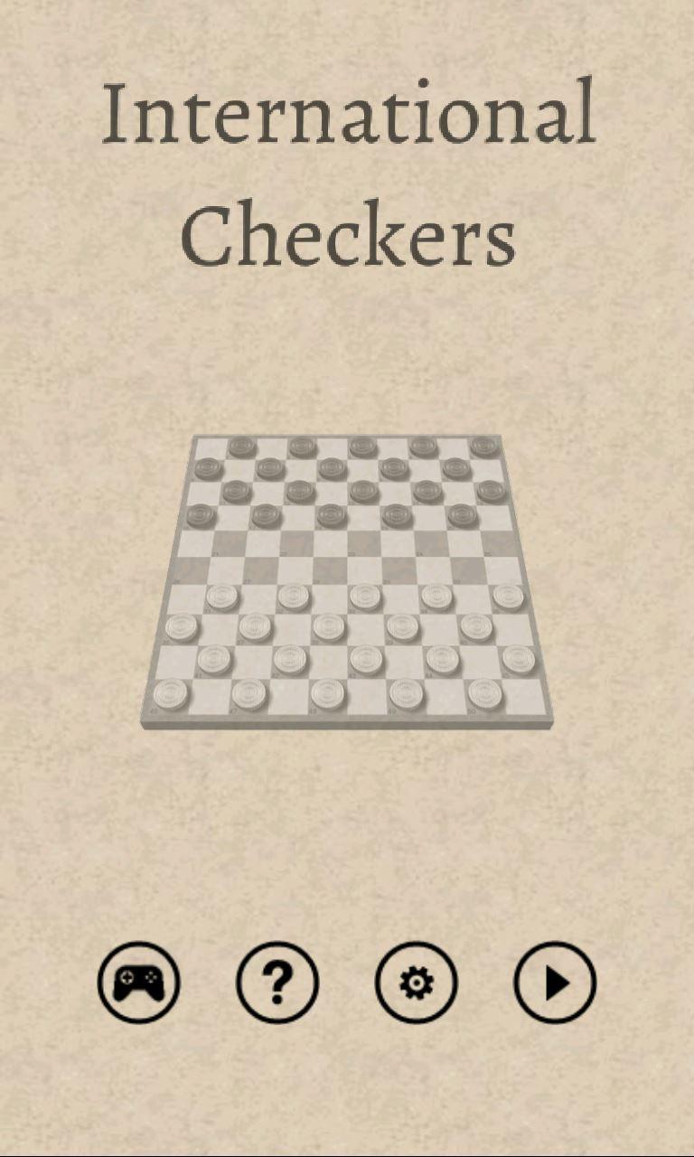 Android application International Checkers screenshort