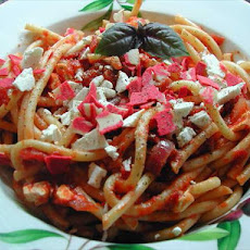 Bucatini Amatriciana With Ricotta Salata