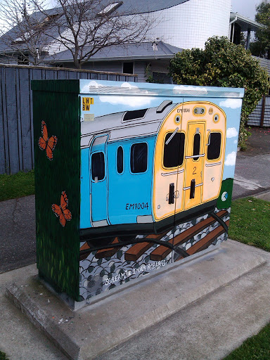 Train Cabinet Mural 