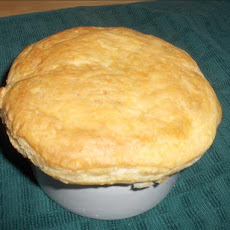 Cream of Portobello Soup With Puff Pastry Tops